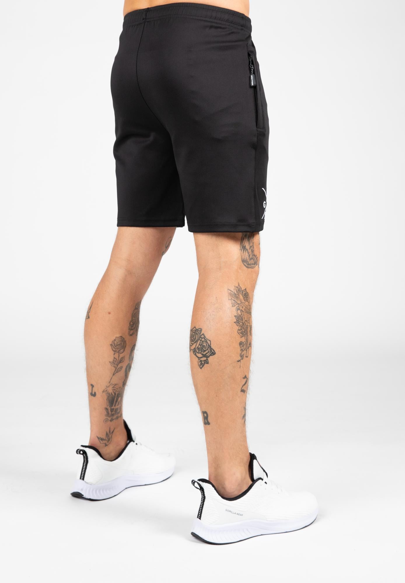 Gorilla Wear Vernon Track Shorts - Musta