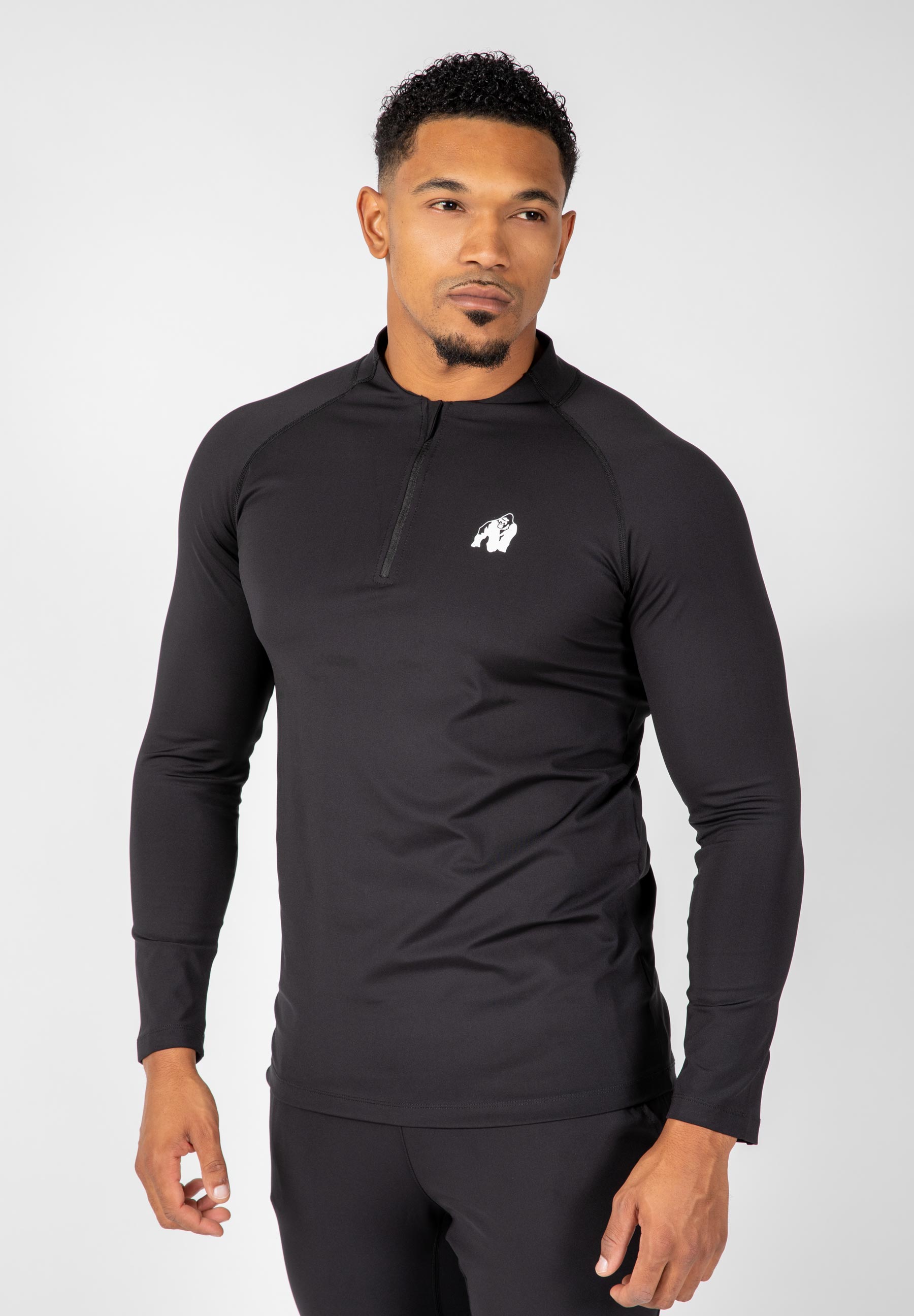 Gorilla Wear Hamilton Hybrid Long Sleeve - Black