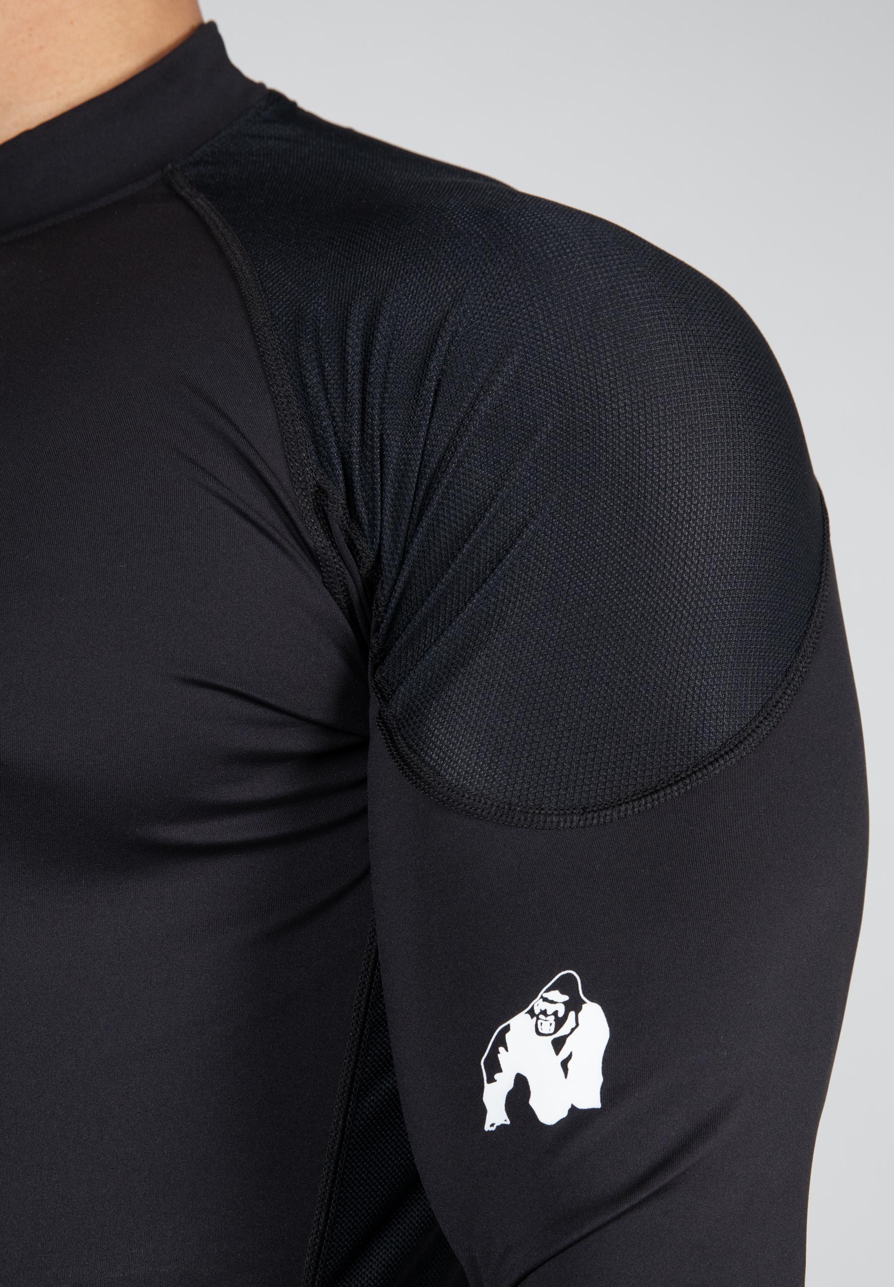 Gorilla Wear Lorenzo Performance långärmad tröja - Svart