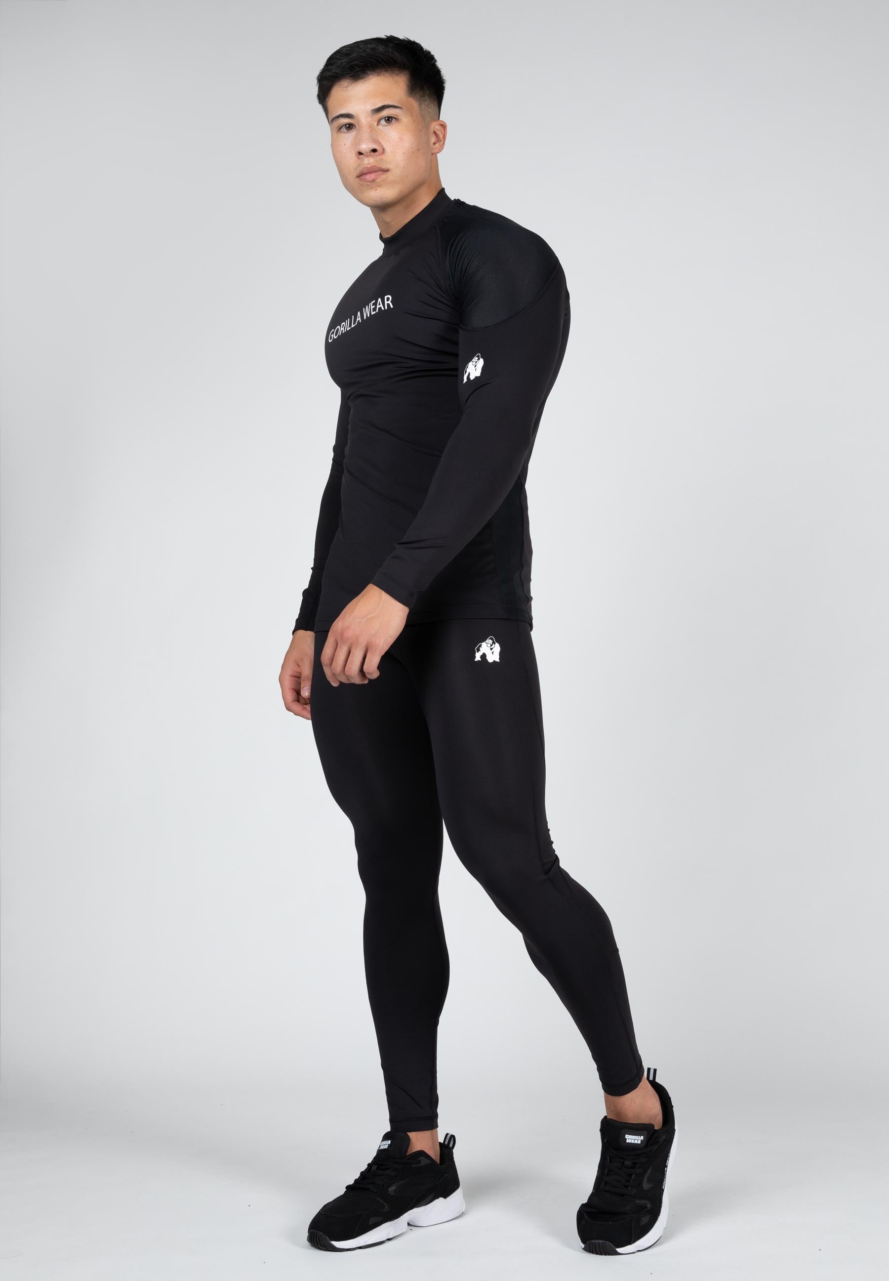 Gorilla Wear Lorenzo Performance långärmad tröja - Svart
