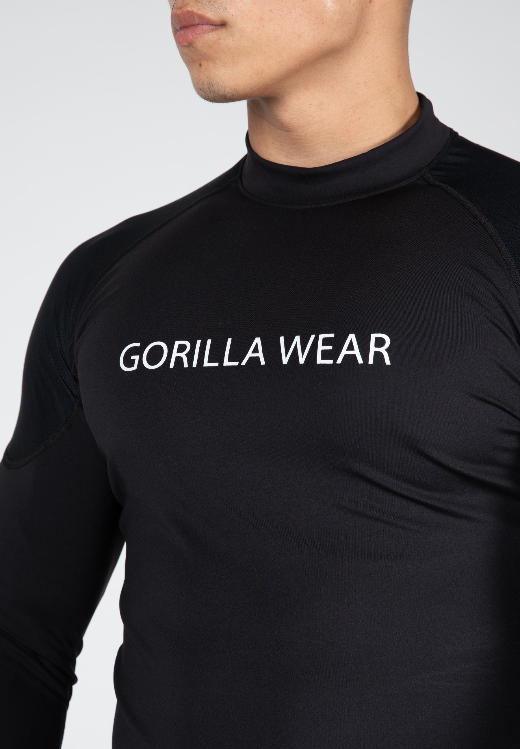 Gorilla Wear Lorenzo Performance långärmad tröja - Svart