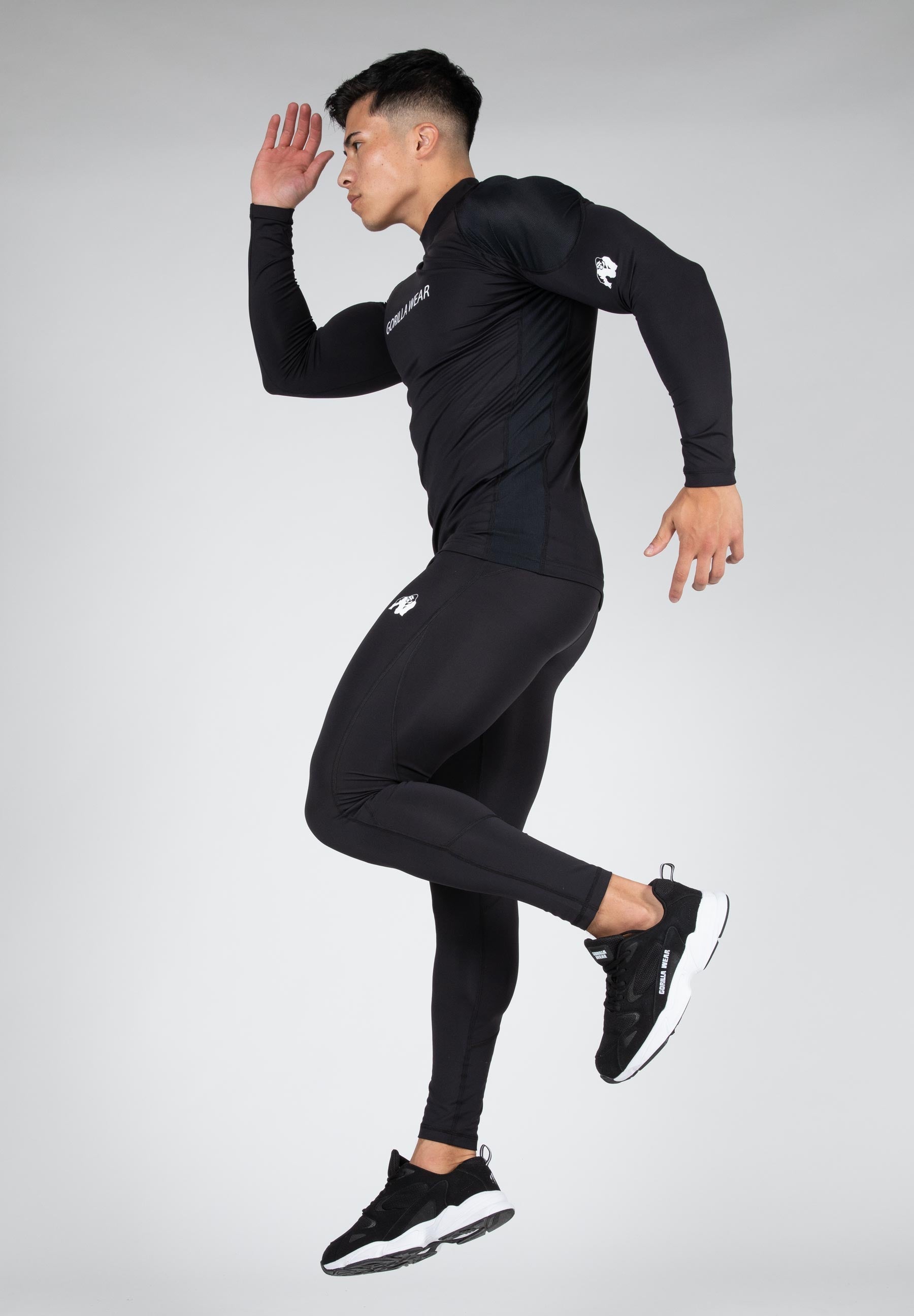 Gorilla Wear Lorenzo Performance långärmad tröja - Svart
