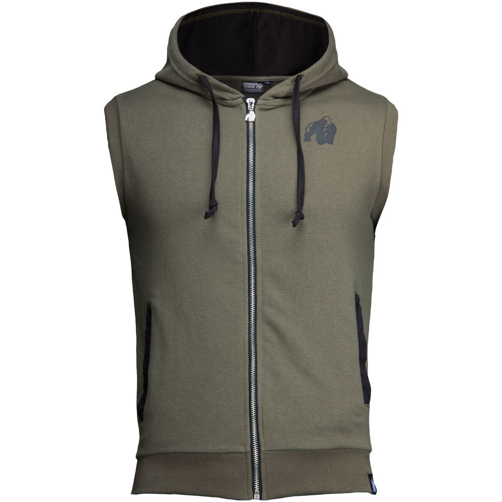 Gorilla Wear Springfield S/L Zipped Hoodie - Kaikki värit