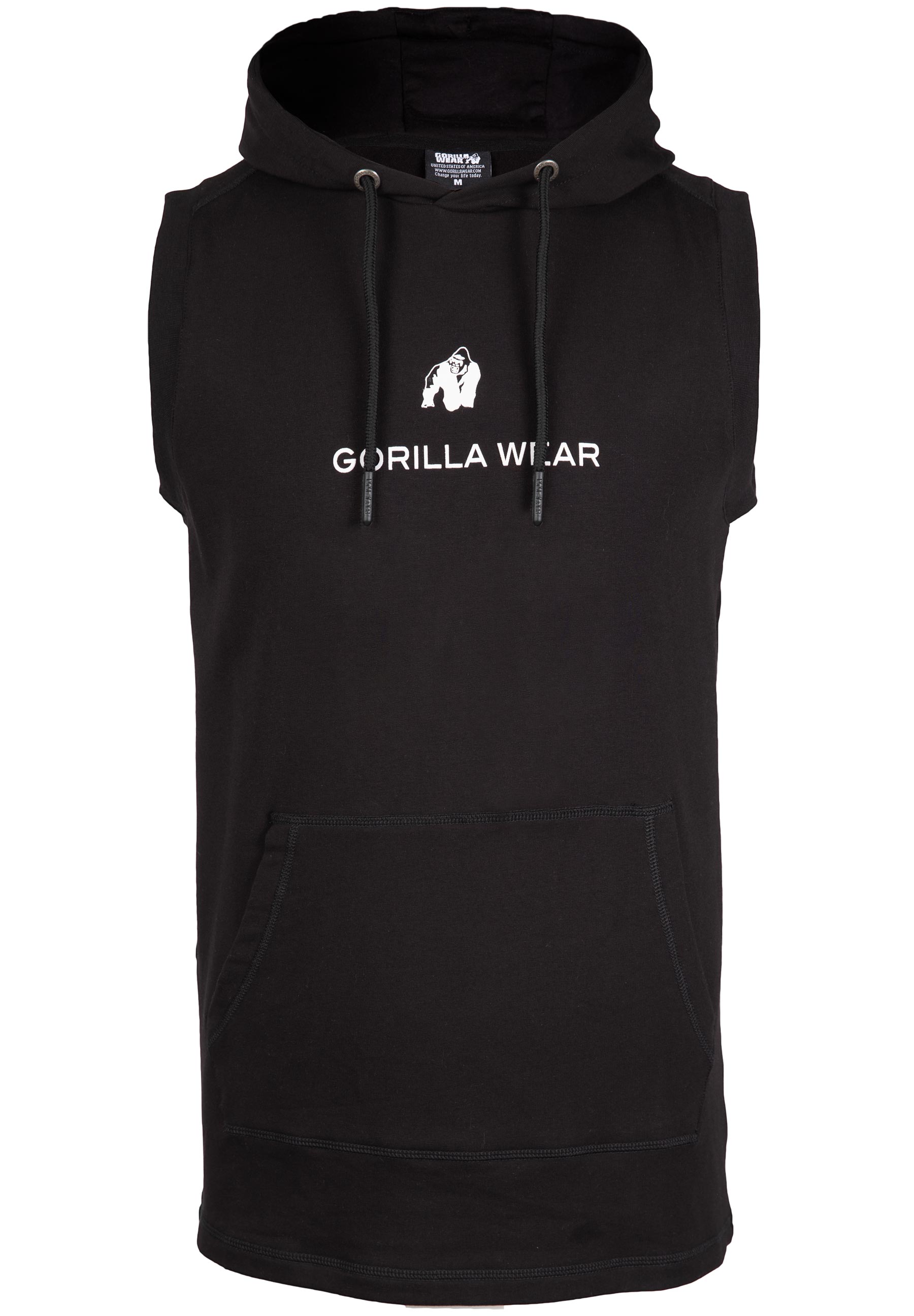 Gorilla Wear Lincoln Sleeveless Hoodie - Kaikki värit