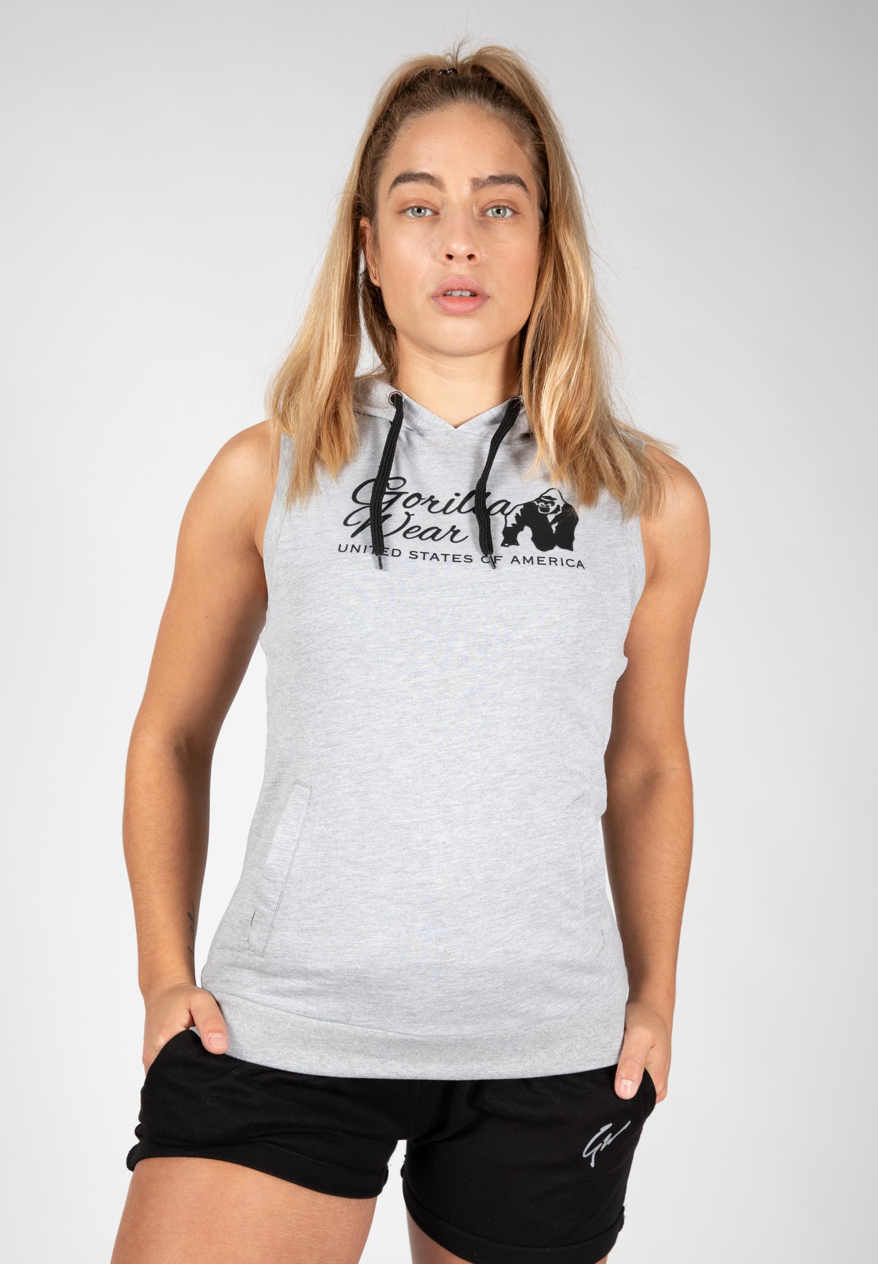 Gorilla Wear Selma Sleeveless Hoodie - Kaikki värit