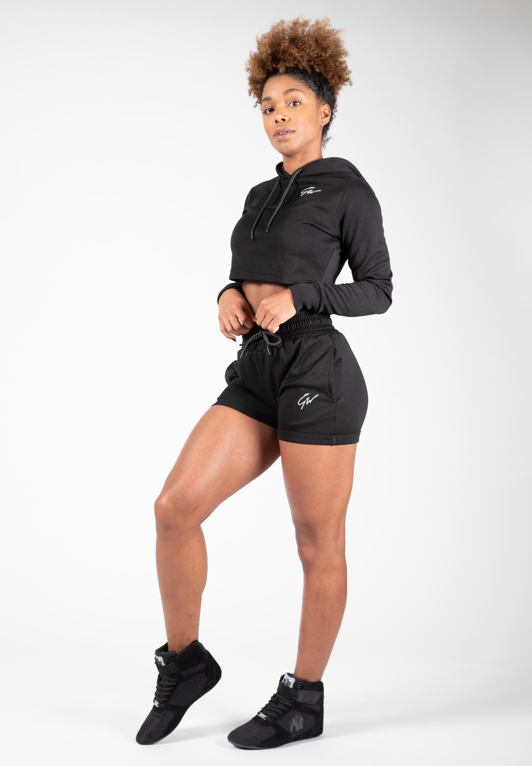 Gorilla Wear Pixley Crop Top Hoodie - Kaikki värit