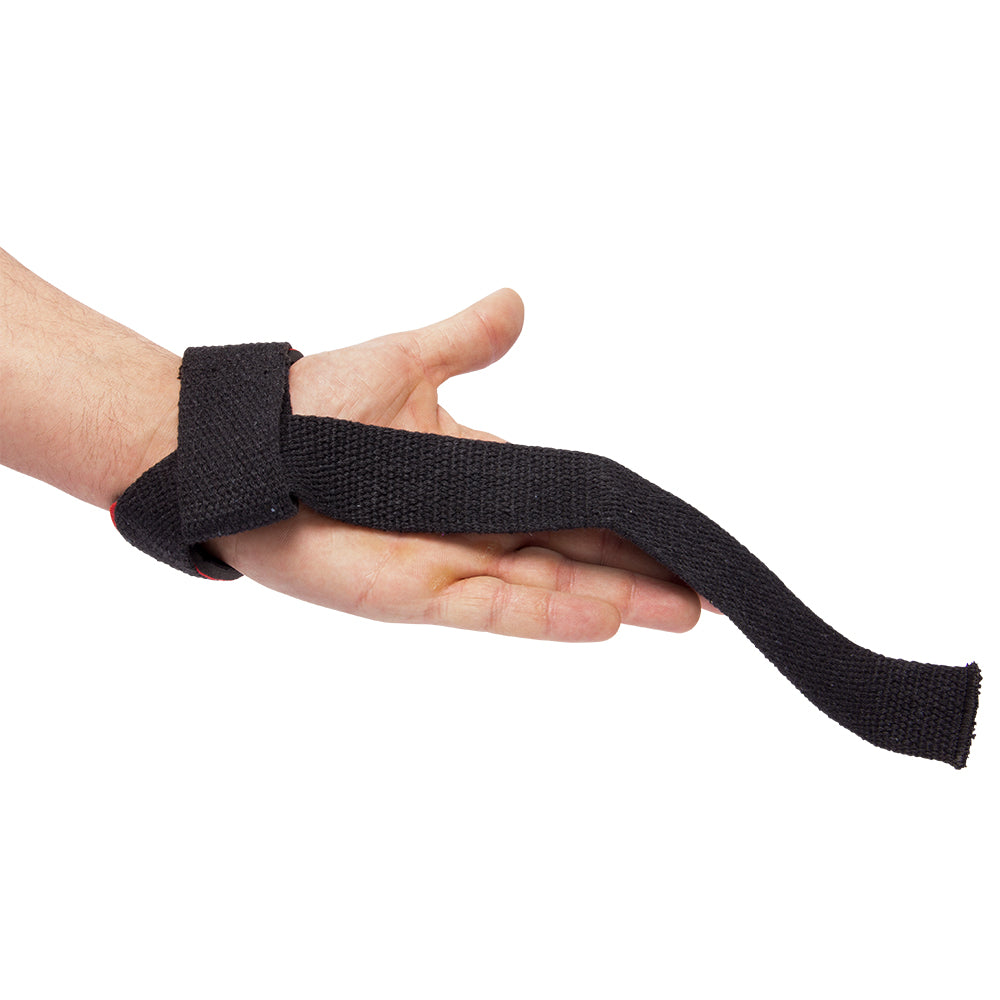 Gorilla Wear Padded Lifting Straps - Musta