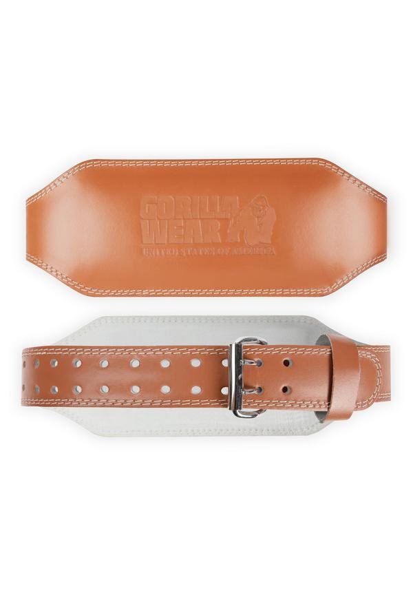 Gorilla Wear 6- Inch Padded Leather Lifting Belt - All Colors