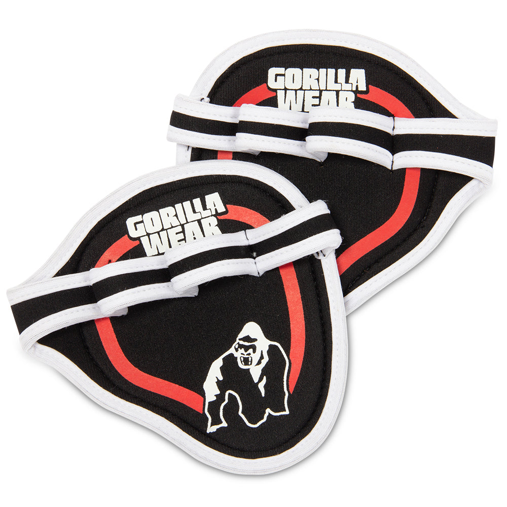 Gorilla Wear Palm Grip Pads - Black/Red