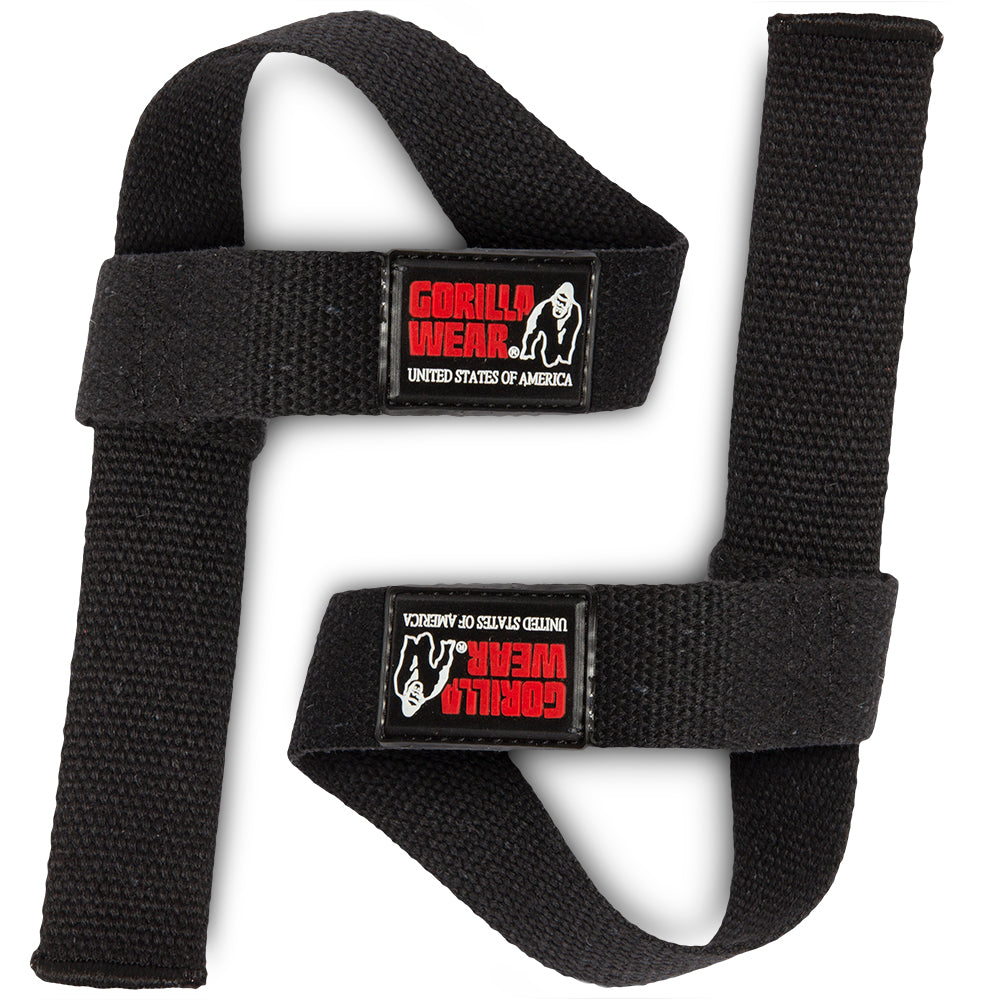 Gorilla Wear Non-Padded Straps - Musta