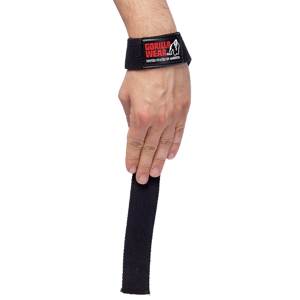 Gorilla Wear Non-Padded Straps - Musta