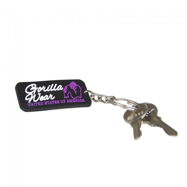 Gorilla Wear Rubber Women Logo Keychain