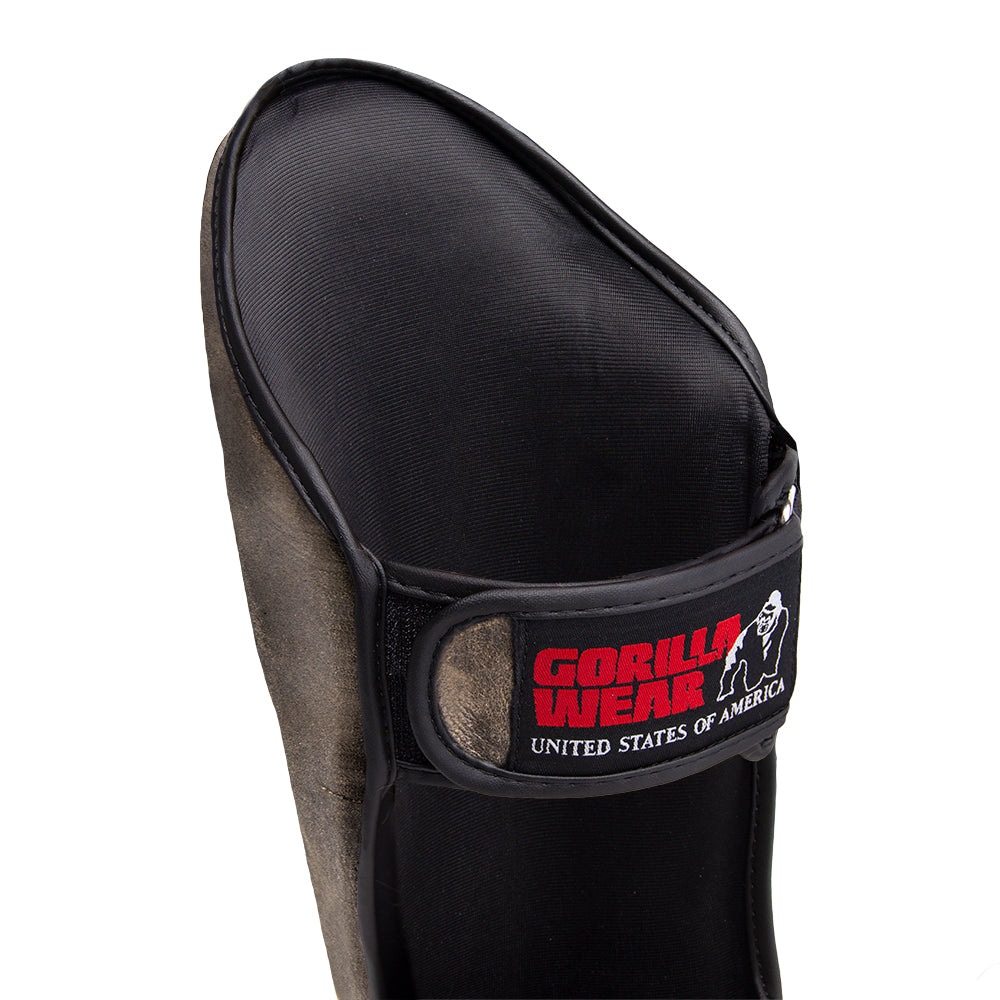 Gorilla Wear Yeso Shin Guards - Vintage Brown
