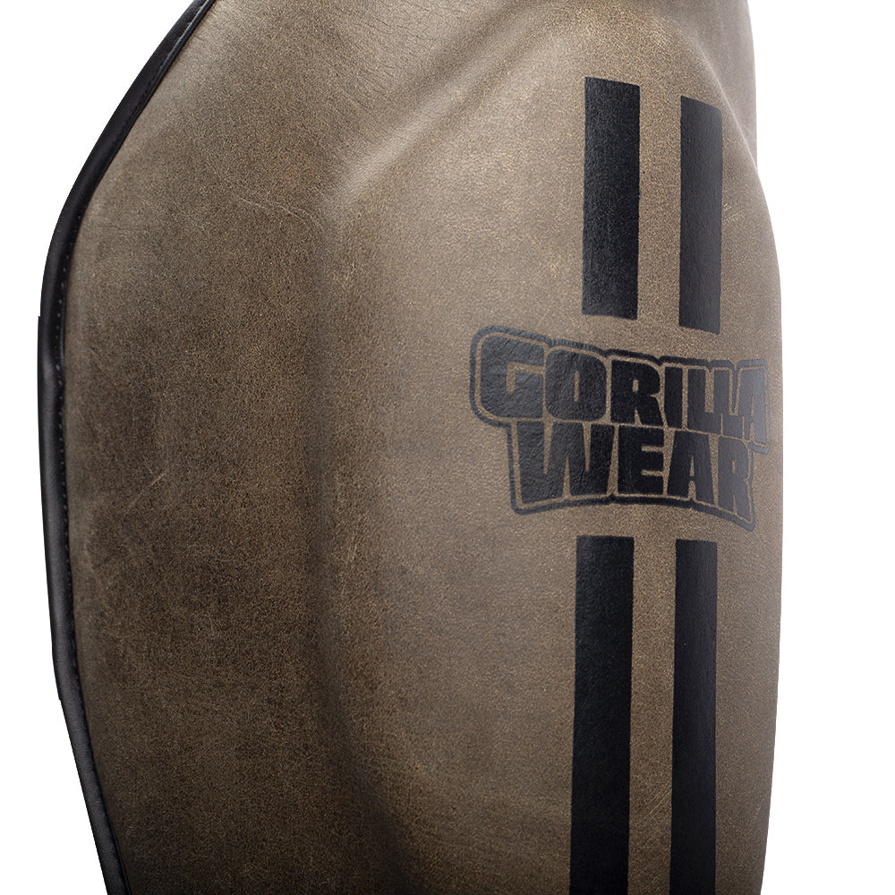 Gorilla Wear Yeso Shin Guards - Vintage Brown