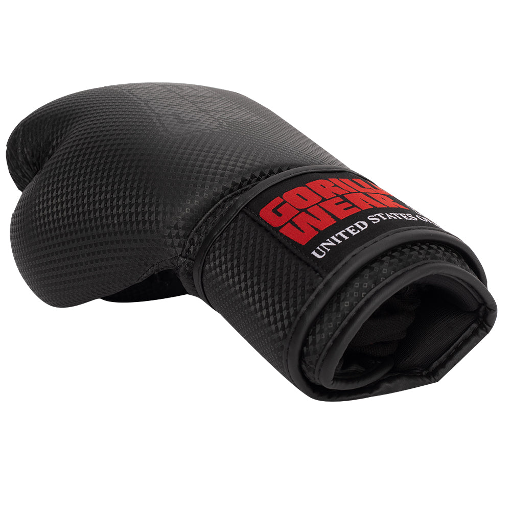 Gorilla Wear Montello Boxing Gloves - Musta