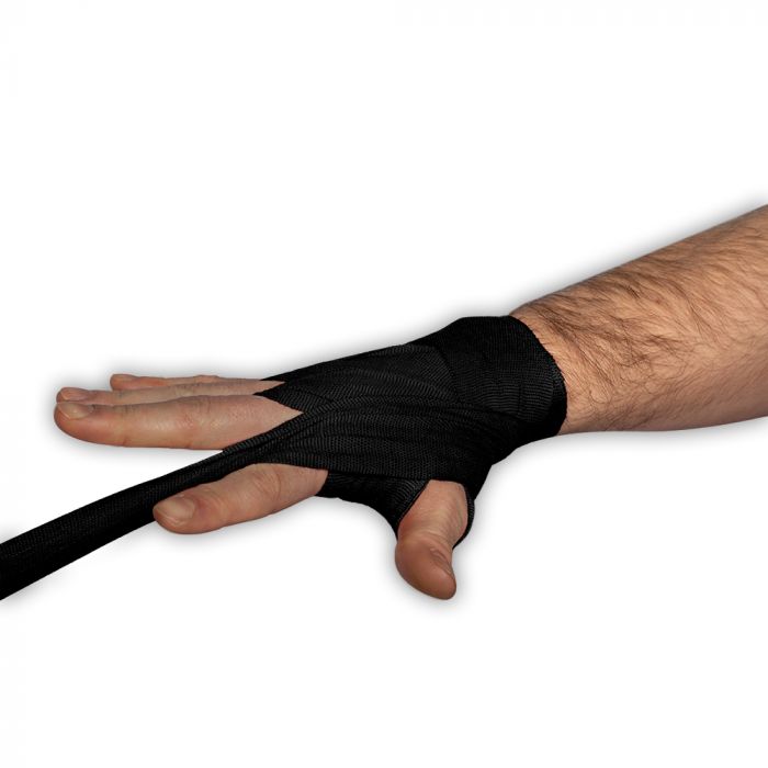 Gorilla Wear Boxing Hand Wraps - Musta