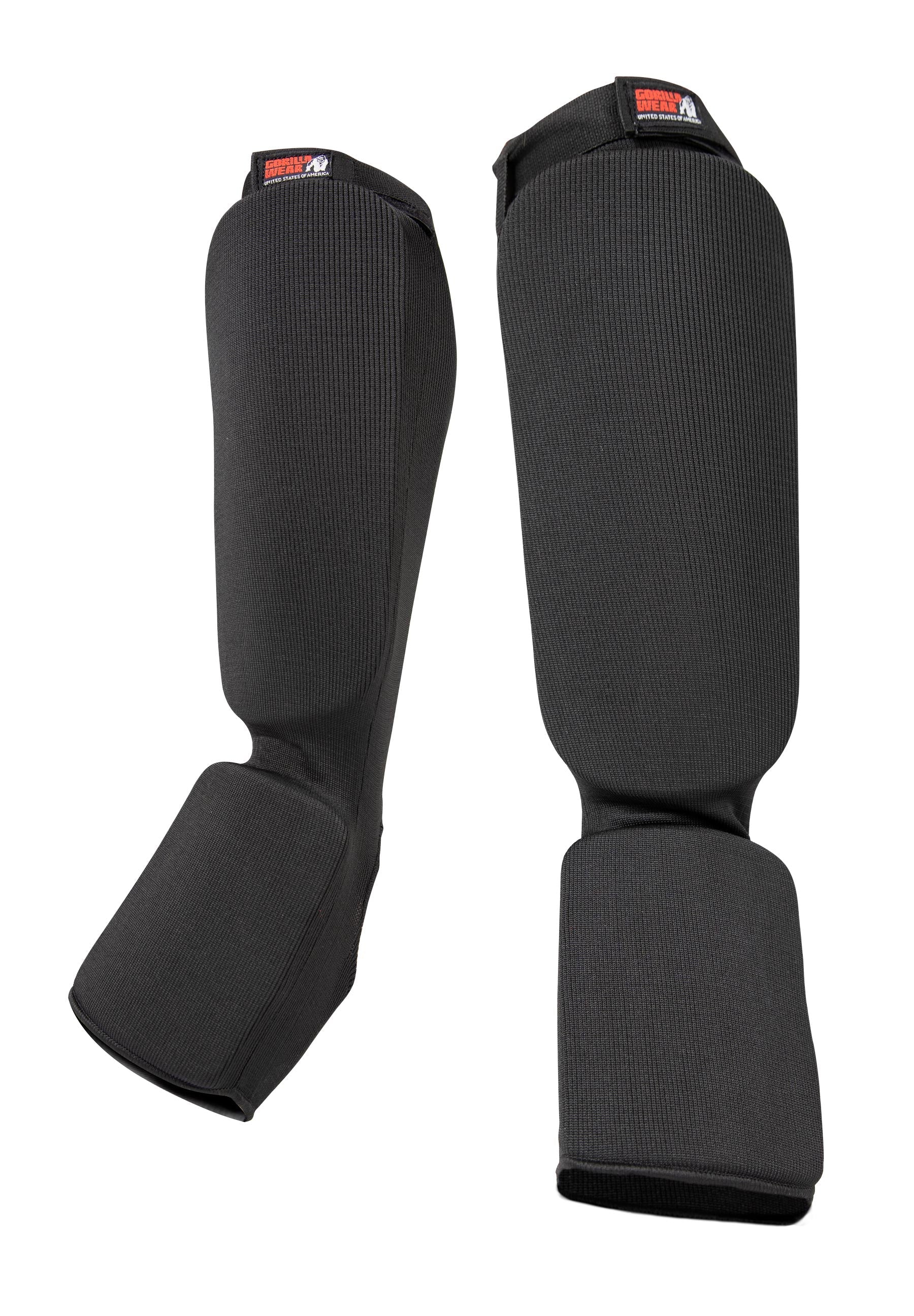 Gorilla Wear Jefferson Shin Guards - Black