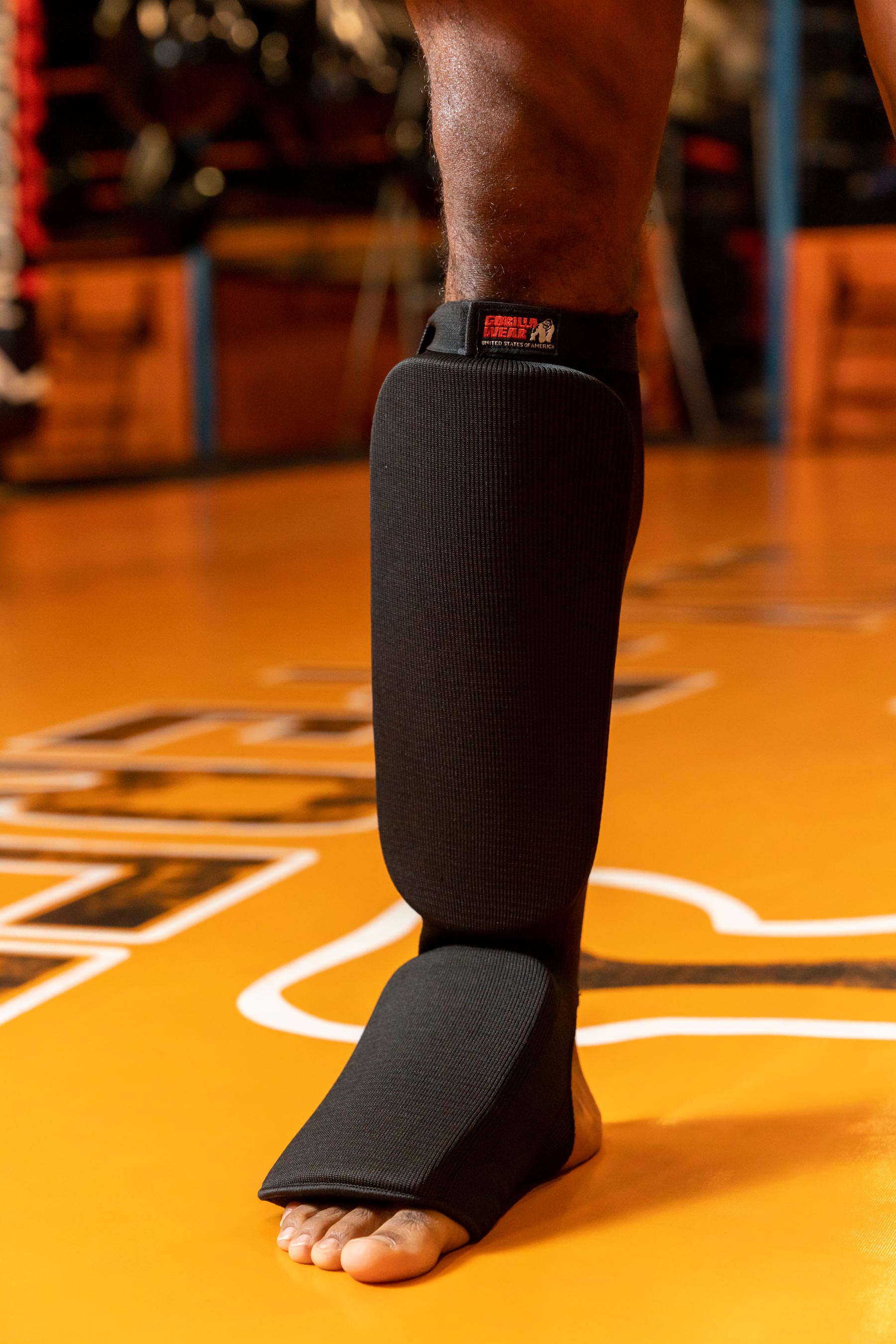 Gorilla Wear Jefferson Shin Guards - Black
