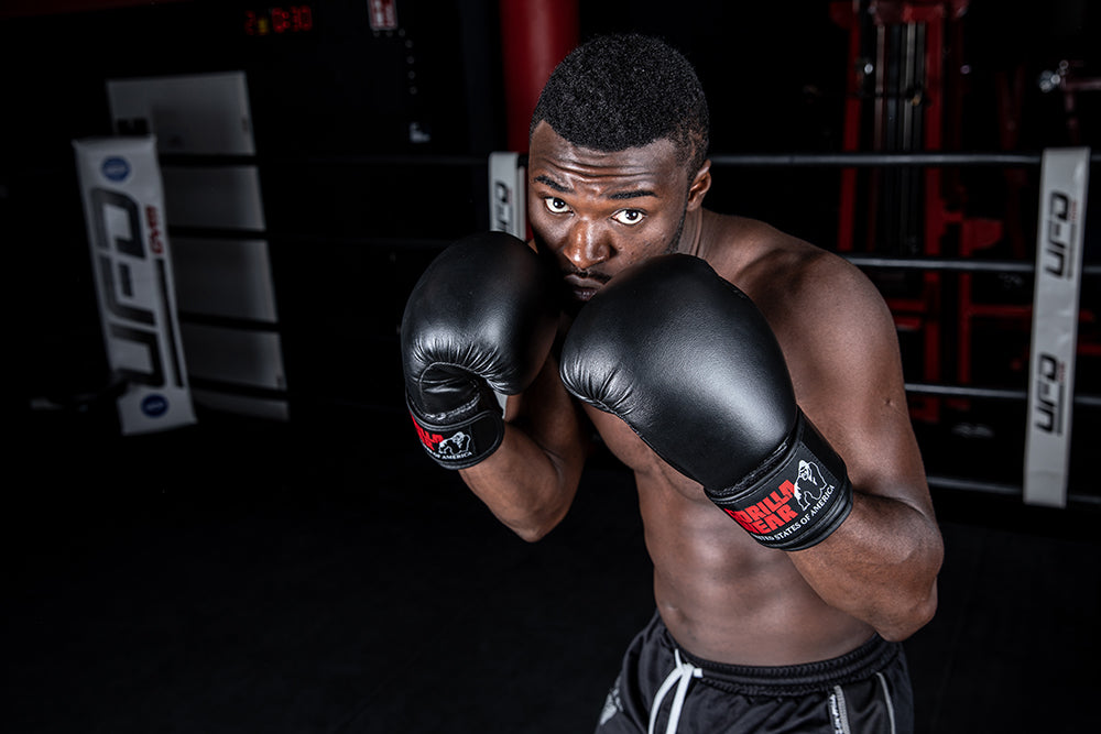 Gorilla Wear Mosby Boxing Gloves - Musta