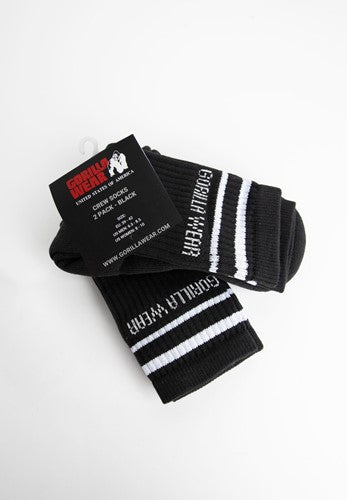 Gorilla Wear Crew Socks 2-Pack - All Colors