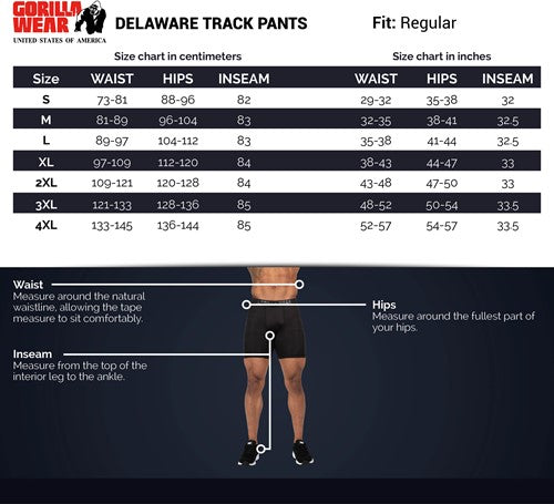 Gorilla Wear Delaware Track Pants - Kaikki värit