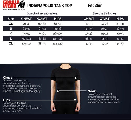 Gorilla Wear Indianapolis Tank Top - All colors