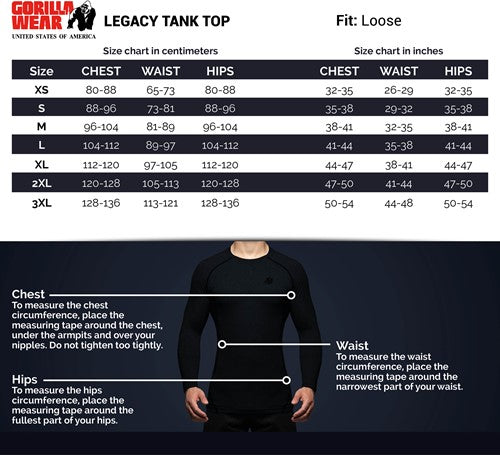 Gorilla Wear Legacy Tank Top - All colors