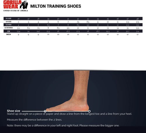 Gorilla Wear Milton Training Shoes - Kaikki värit