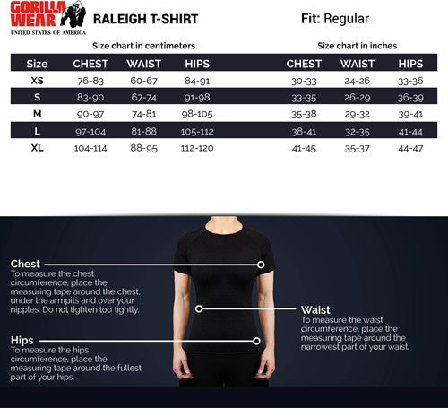 Gorilla Wear Raleigh T-shirt - Alla färger