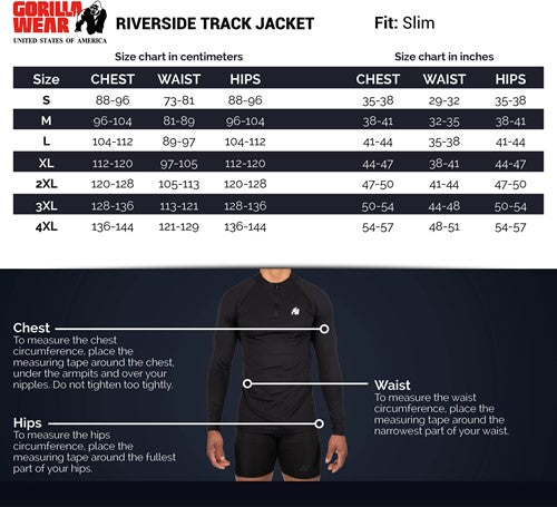 Gorilla Wear Riverside Track Jacket - Kaikki värit