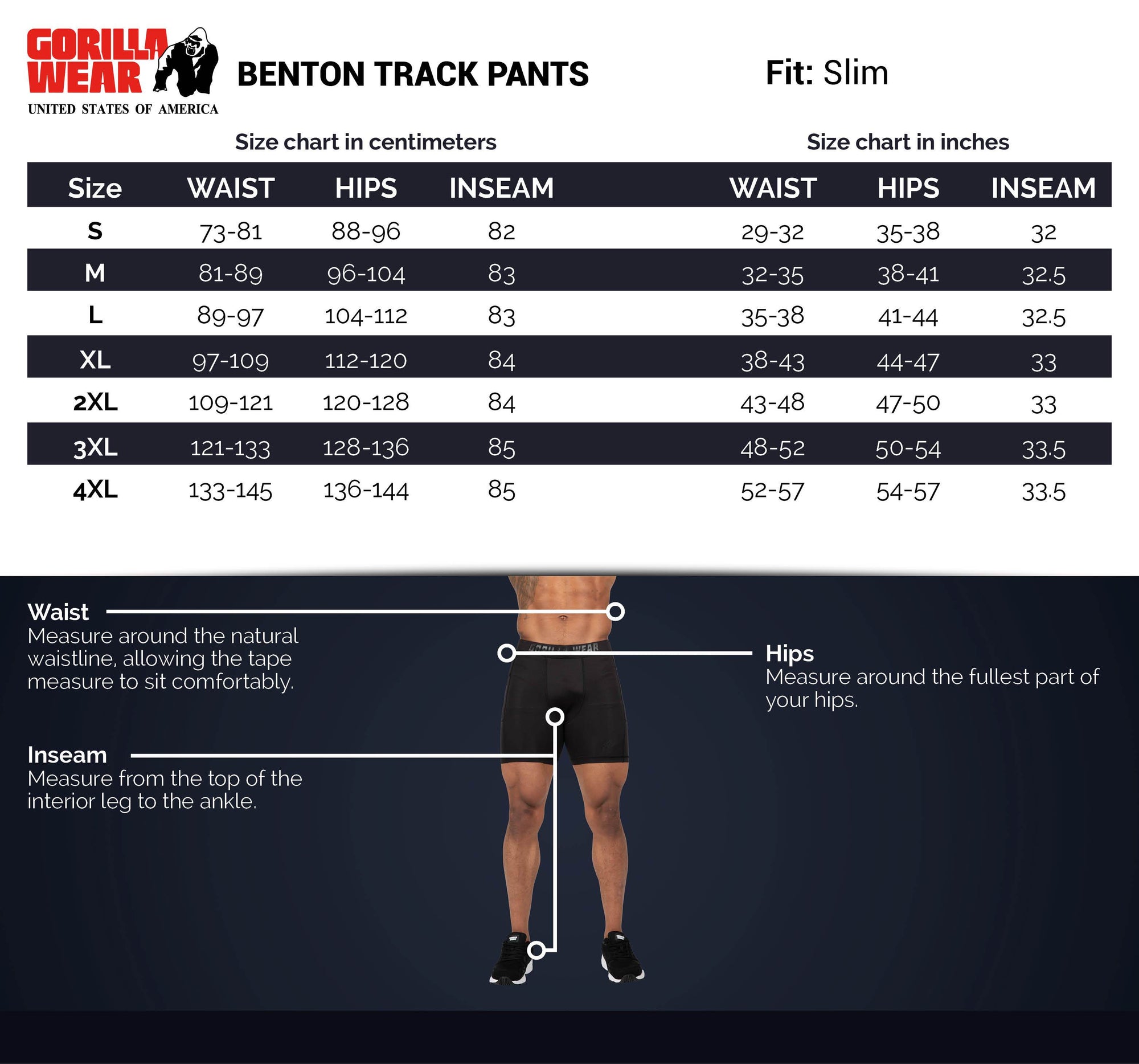 Gorilla Wear Benton Track Pants - All colors