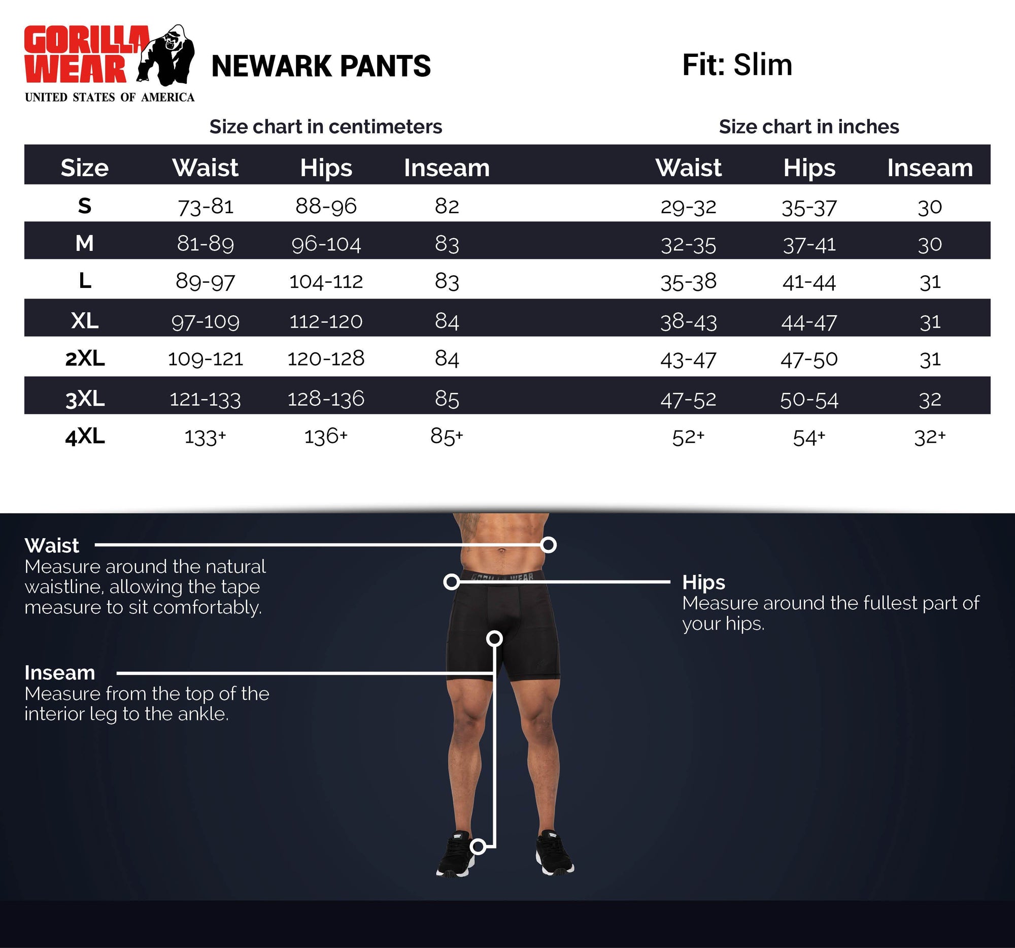 Gorilla Wear Newark Pants - Kaikki värit