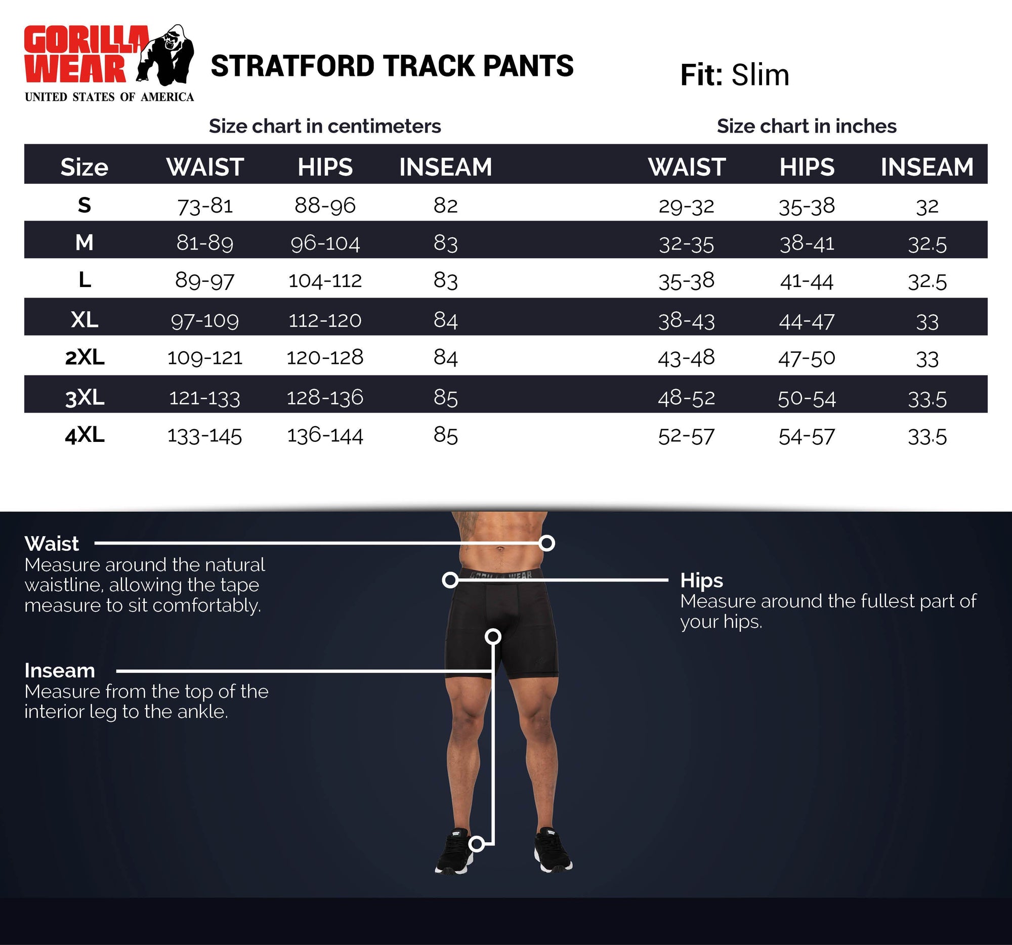 Gorilla Wear Stratford Track Pants - Kaikki värit