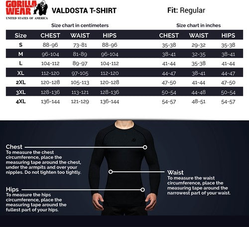 Gorilla Wear Valdosta T-Shirt - Alla färger