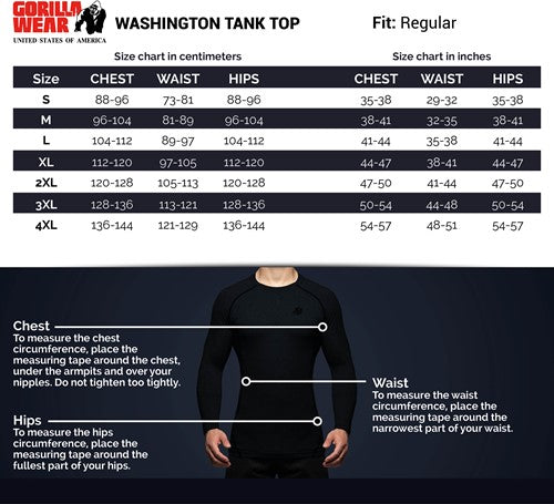 Gorilla Wear Washington Tank Top - All Colors